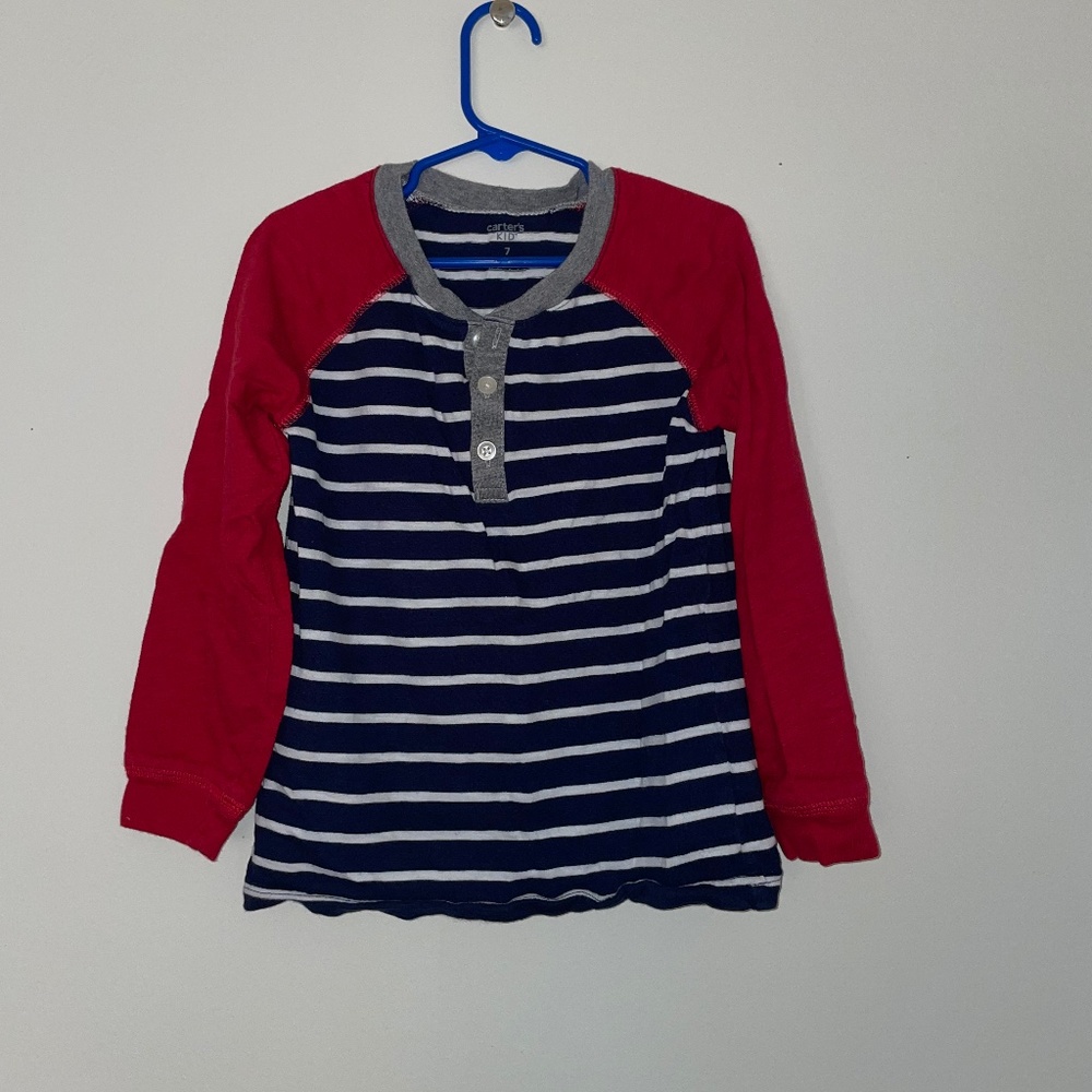 Red, Blue, White Carter’s Shirt